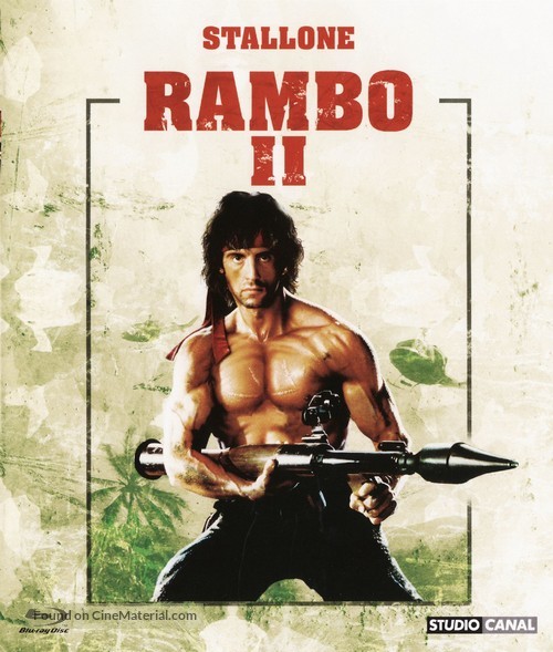 Rambo: First Blood Part II - French Blu-Ray movie cover