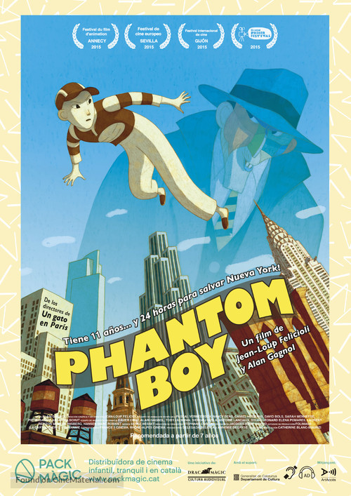 Phantom Boy - Spanish Movie Poster