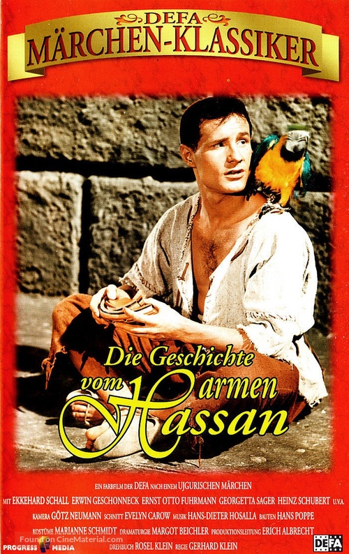 Geschichte vom armen Hassan - German VHS movie cover