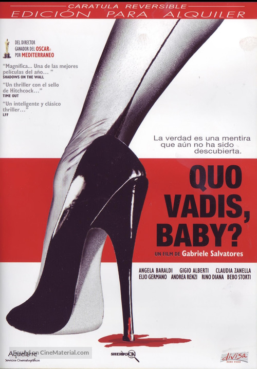 Quo Vadis, Baby? - Italian DVD movie cover