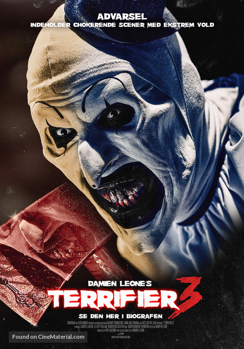 Terrifier 3 - Danish Movie Poster