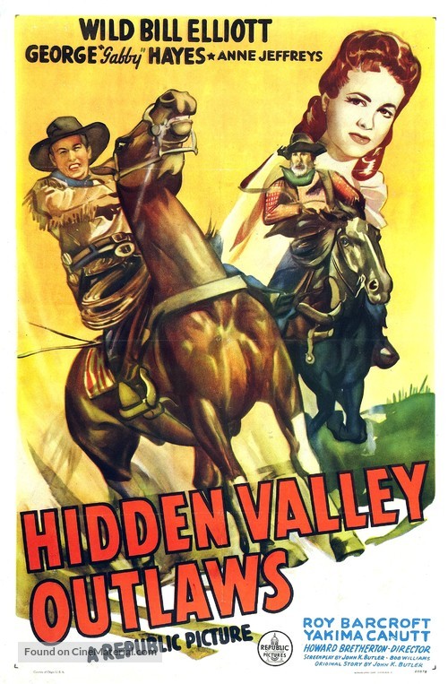 Hidden Valley Outlaws - Movie Poster