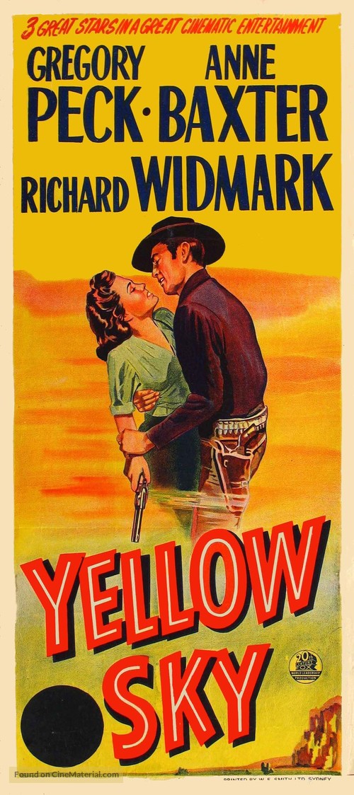 Yellow Sky - Australian Movie Poster
