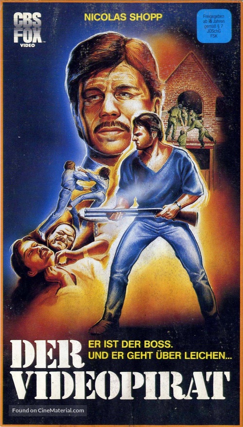 Der Videopirat - German VHS movie cover