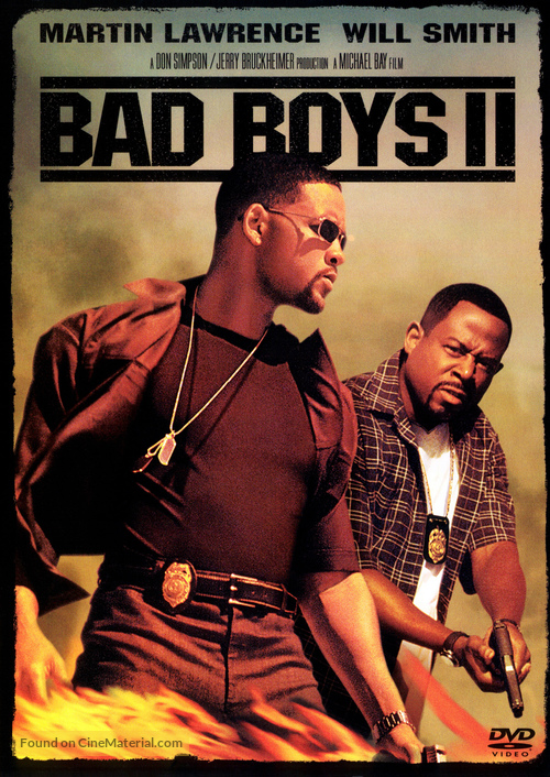 Bad Boys II - Danish Movie Cover