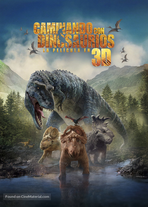 Walking with Dinosaurs 3D - Colombian Movie Poster