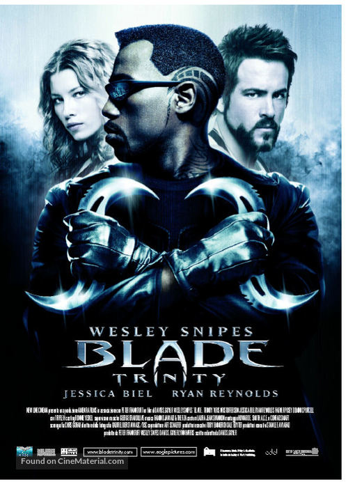 Blade: Trinity - Italian Movie Poster