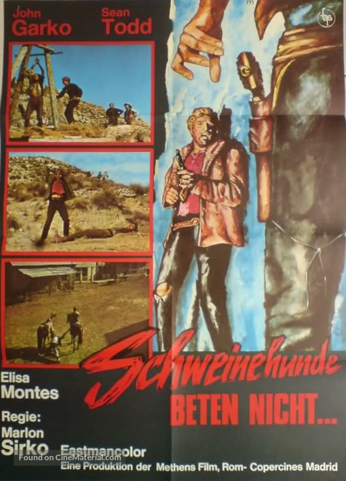I vigliacchi non pregano - German Movie Poster
