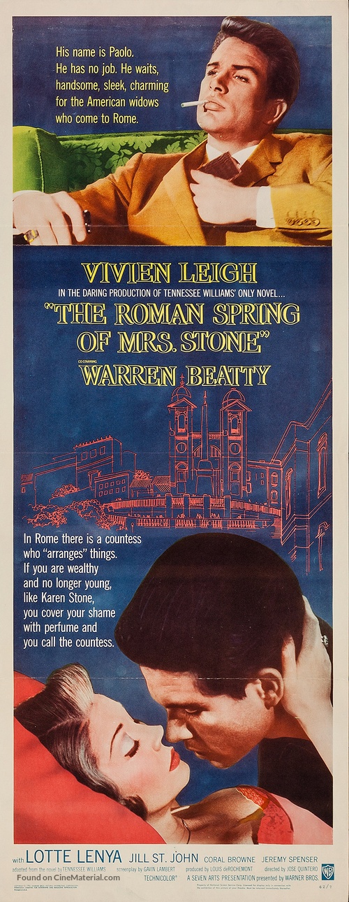 The Roman Spring of Mrs. Stone - Movie Poster