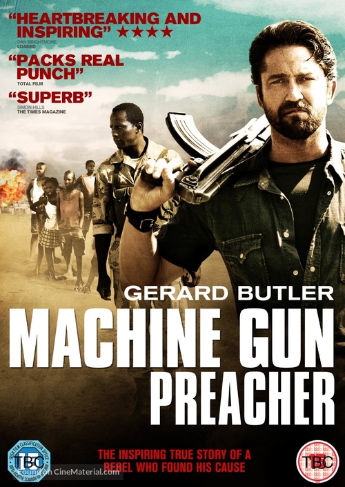 Machine Gun Preacher - British DVD movie cover
