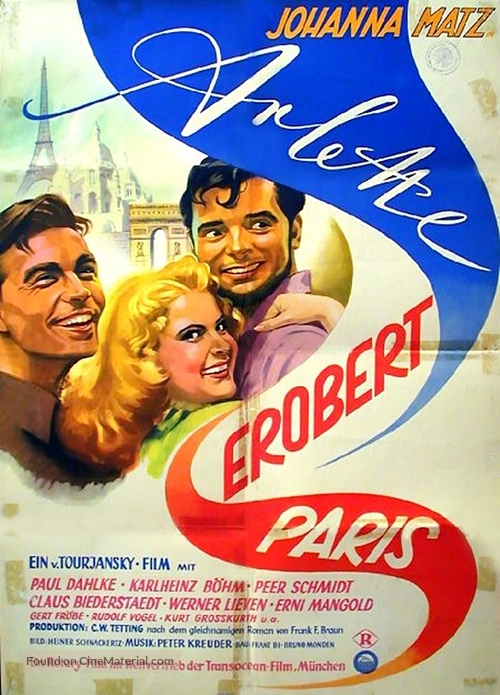 Arlette erobert Paris - German Movie Poster