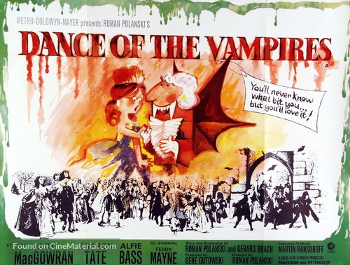 Dance of the Vampires - British Movie Poster