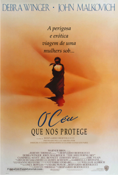 The Sheltering Sky - Brazilian Movie Poster