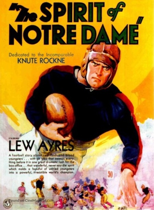 The Spirit of Notre Dame - Movie Poster