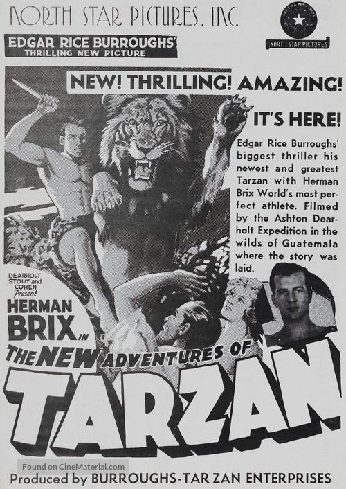 The New Adventures of Tarzan - Movie Poster