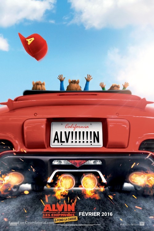 Alvin and the Chipmunks: The Road Chip - French Movie Poster