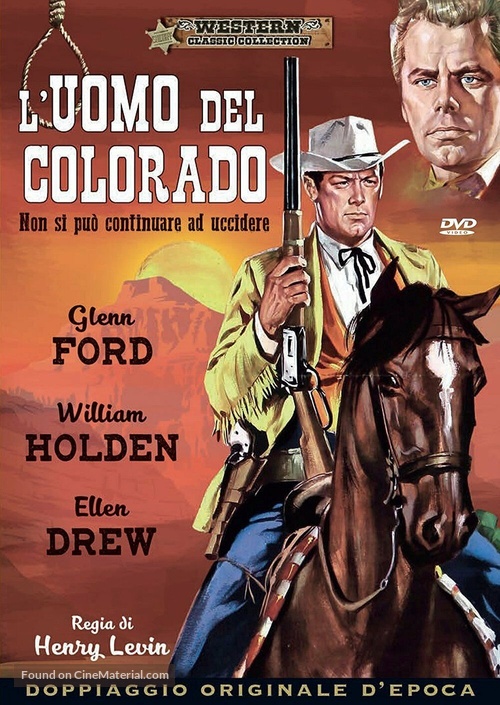 The Man from Colorado - Italian DVD movie cover