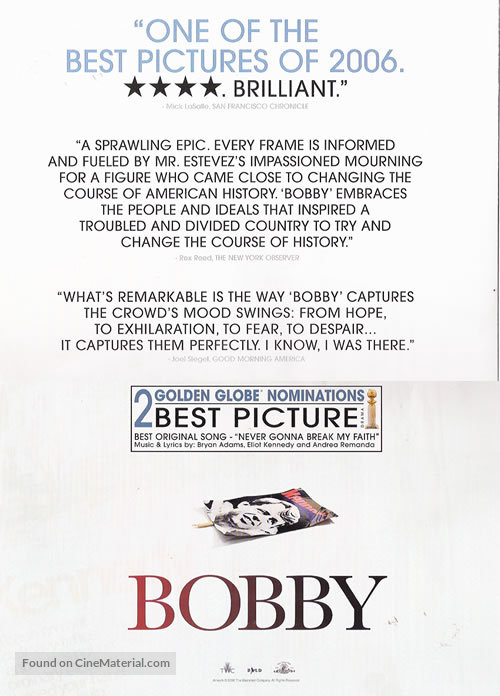 Bobby - Movie Poster