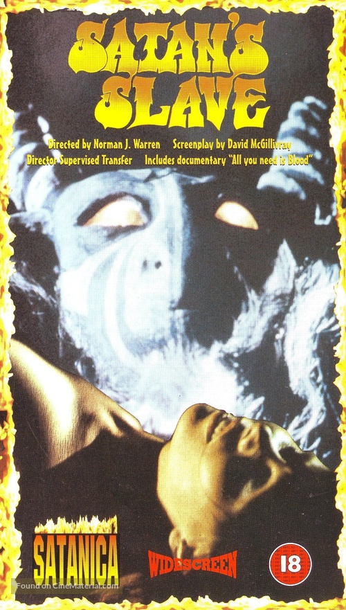 Satan&#039;s Slave - British VHS movie cover