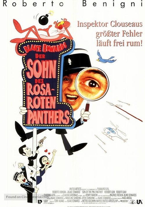 Son of the Pink Panther - German Movie Poster