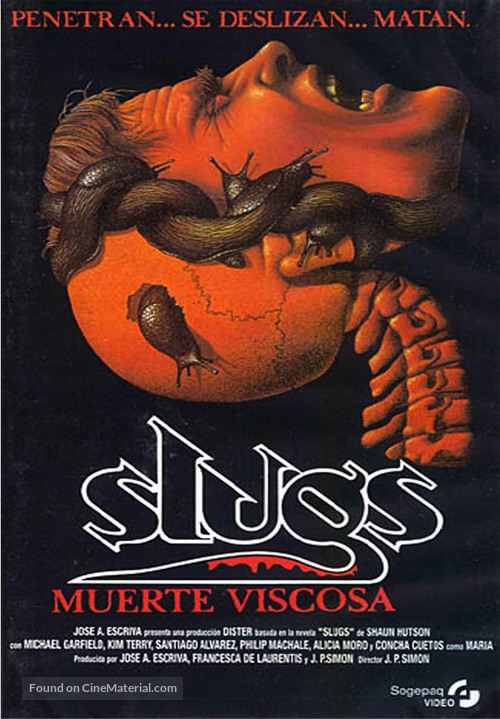Slugs, muerte viscosa - Spanish DVD movie cover