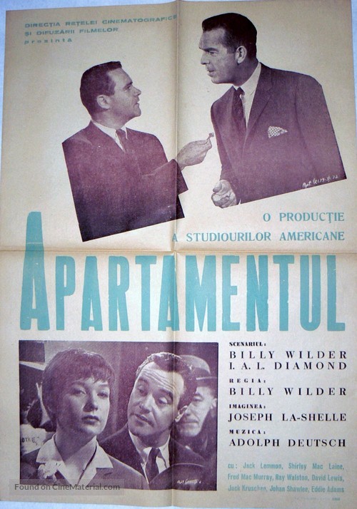 The Apartment - Romanian Movie Poster