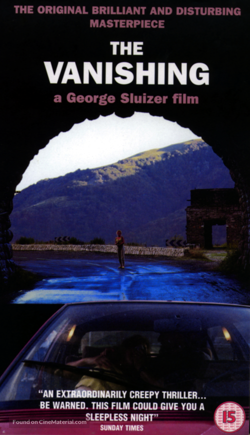 Spoorloos - British VHS movie cover
