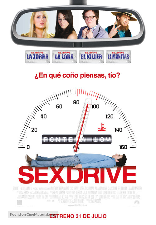 Sex Drive - Spanish Movie Poster