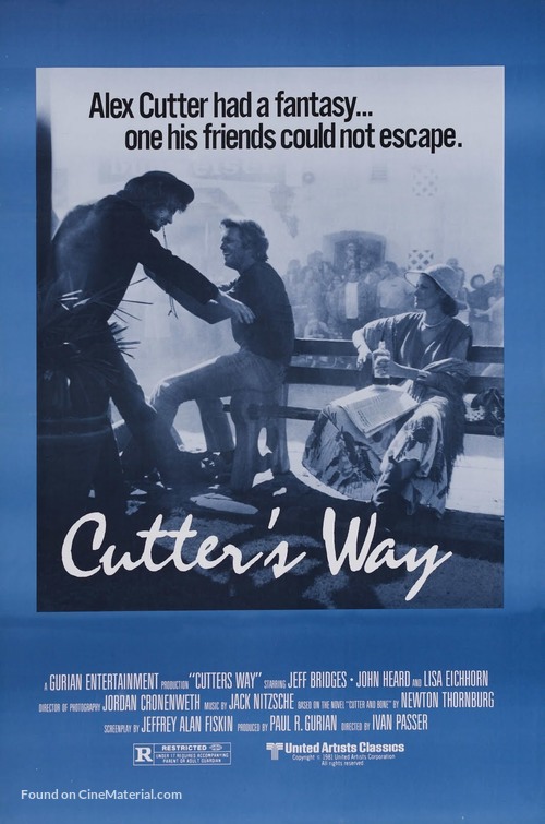 Cutter&#039;s Way - Movie Poster