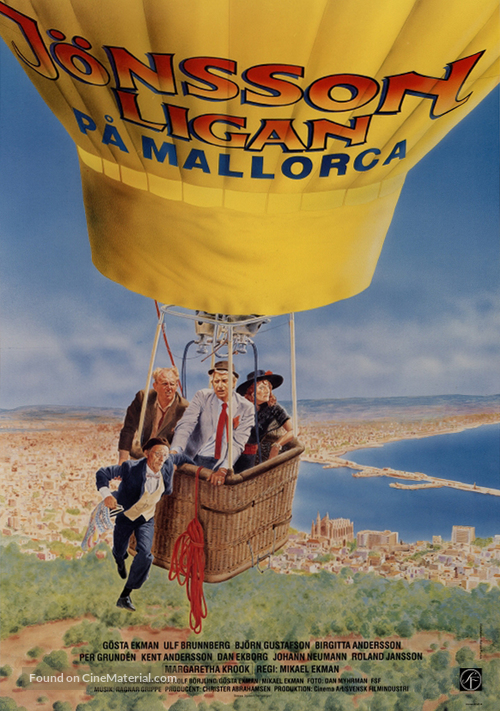 J&ouml;nssonligan p&aring; Mallorca - Swedish Movie Poster