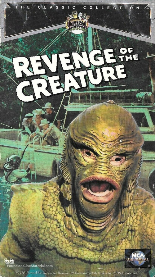 Revenge of the Creature - VHS movie cover