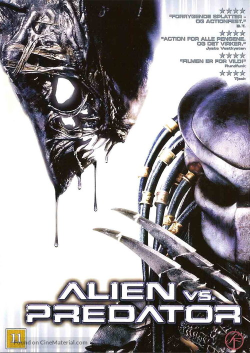 AVP: Alien Vs. Predator - Danish DVD movie cover
