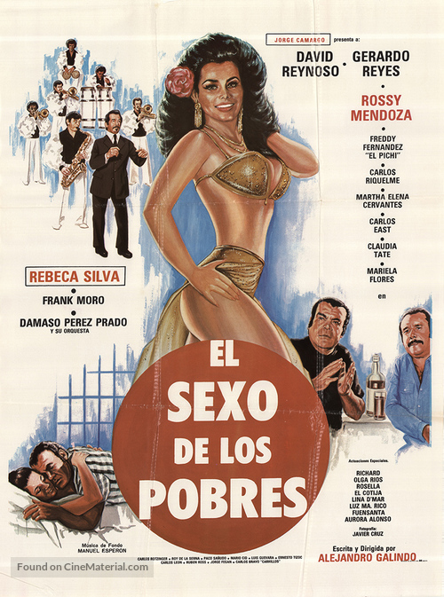 El sexo de los pobres - Mexican Movie Poster