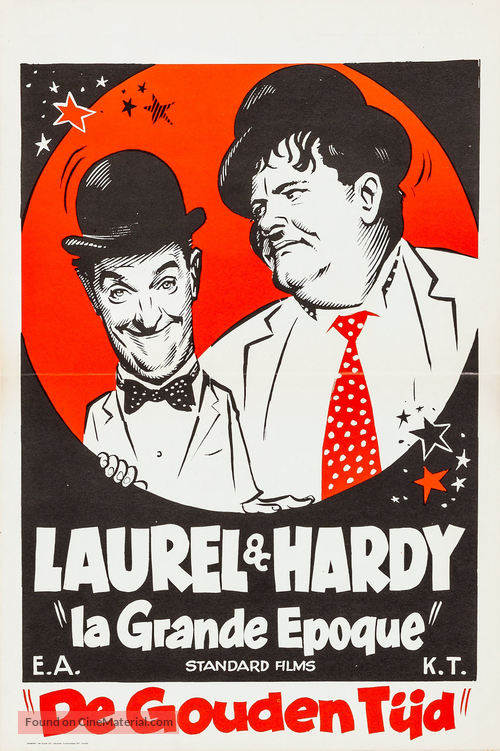 The Golden Age of Comedy - Belgian Movie Poster