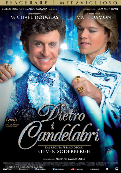 Behind the Candelabra - Italian Movie Poster