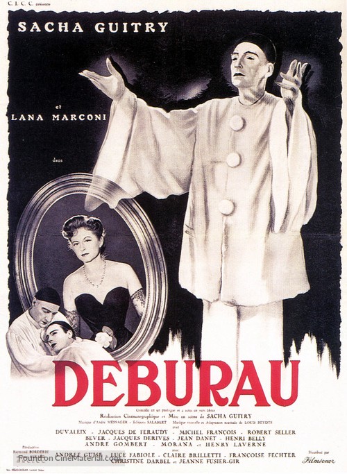 Deburau - French Movie Poster