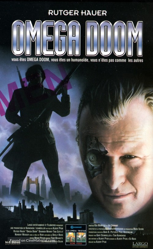 Omega Doom - French VHS movie cover