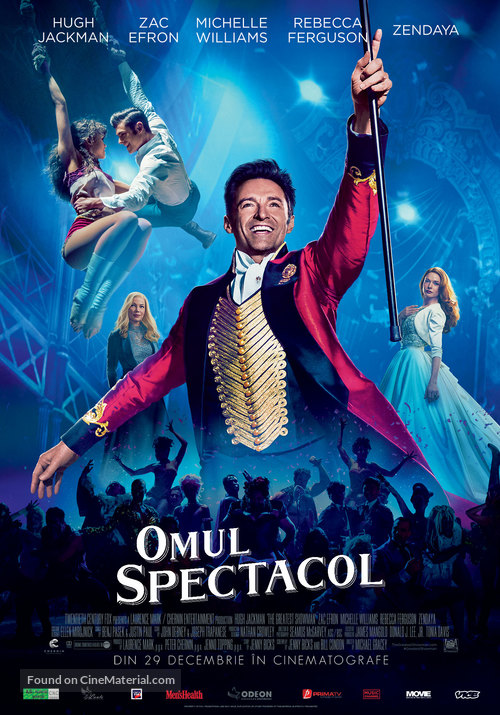 The Greatest Showman - Romanian Movie Poster