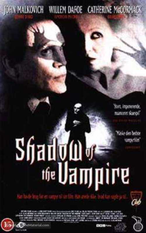 Shadow of the Vampire - Danish VHS movie cover