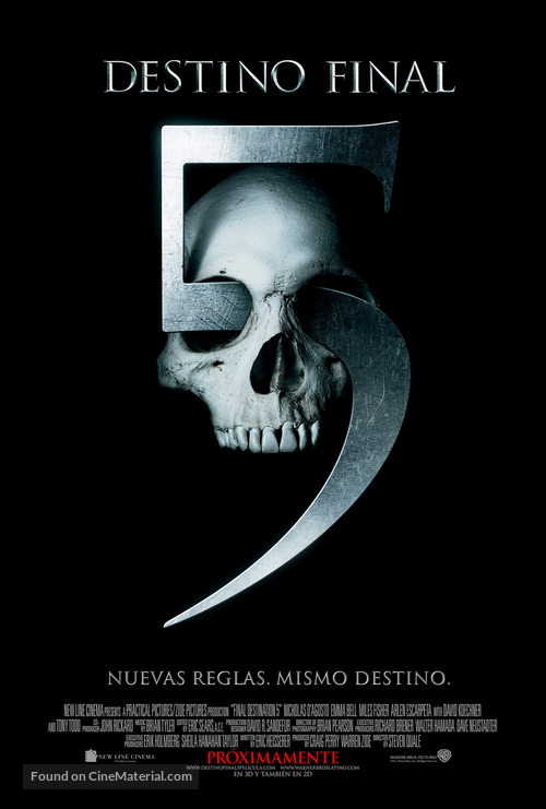 Final Destination 5 - Mexican Movie Poster