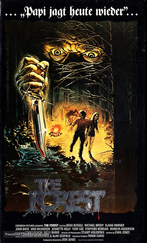 The Forest - German VHS movie cover