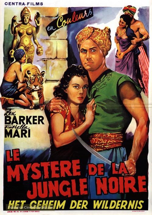 I misteri della giungla nera - Belgian Movie Poster