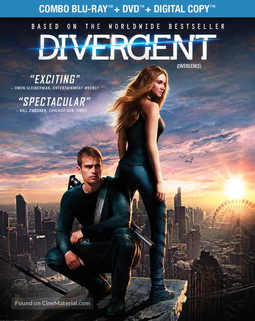 Divergent - Canadian Blu-Ray movie cover