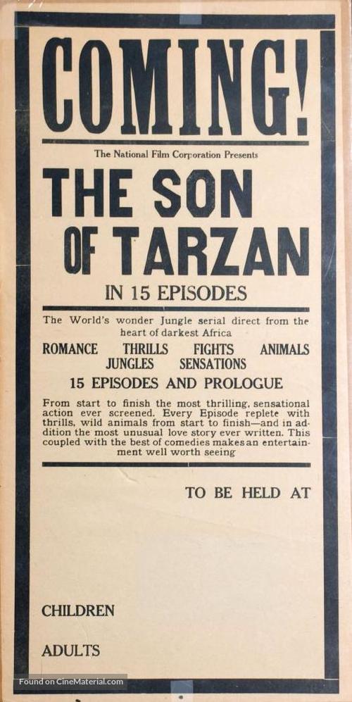 Son of Tarzan - poster