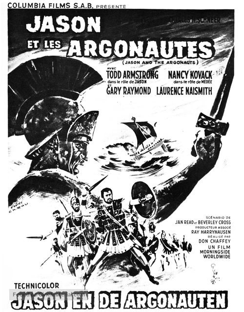 Jason and the Argonauts - Belgian Movie Poster