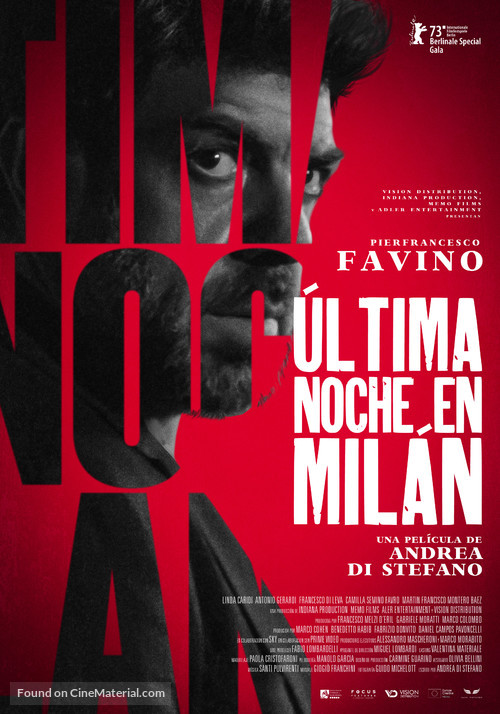 L&#039;ultima notte di Amore - Spanish Movie Poster