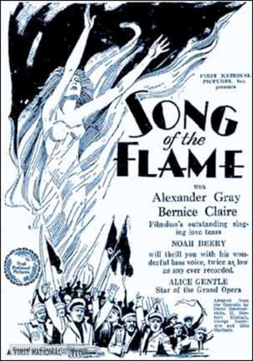 The Song of the Flame - poster