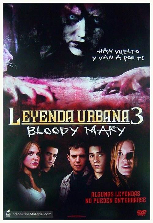 Urban Legends: Bloody Mary - Spanish Movie Cover
