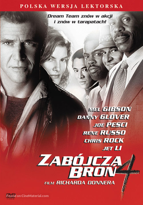 Lethal Weapon 4 - Polish DVD movie cover
