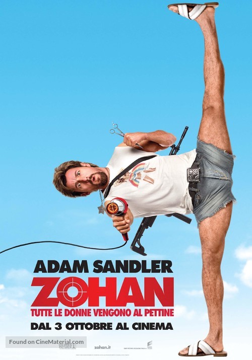 You Don&#039;t Mess with the Zohan - Italian Movie Poster